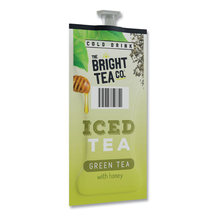 The Bright Tea Co. Iced Green Tea with Honey Freshpack, Green with Honey, 0.11 oz Pouch, 100/Carton