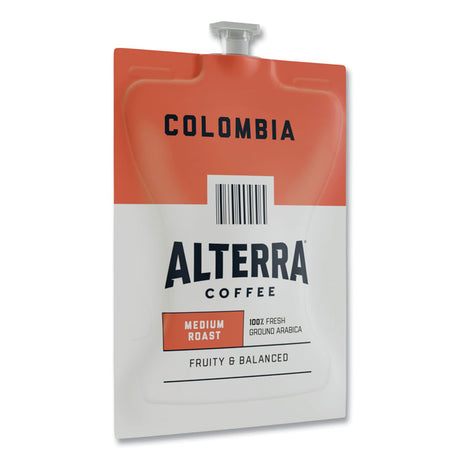 Alterra Columbia Coffee Freshpack, Columbia, 0.28 oz Pouch, 100/Carton