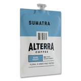 Alterra Sumatra Coffee Freshpack, Sumatra, 0.3 oz Pouch, 100/Carton