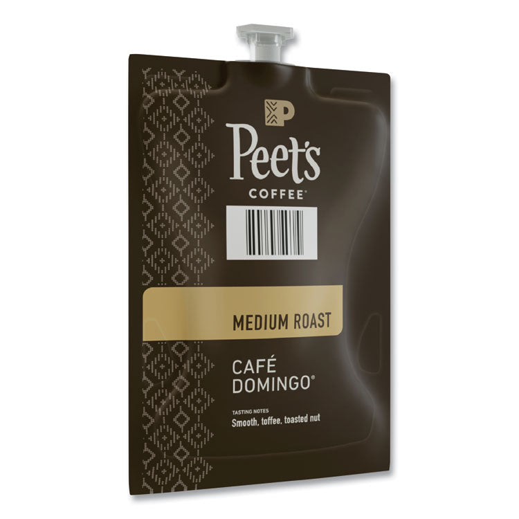 Peet s Coffee Cafe Domingo Freshpack, Cafe Domingo, 0.35 oz Pouch, 76/Carton