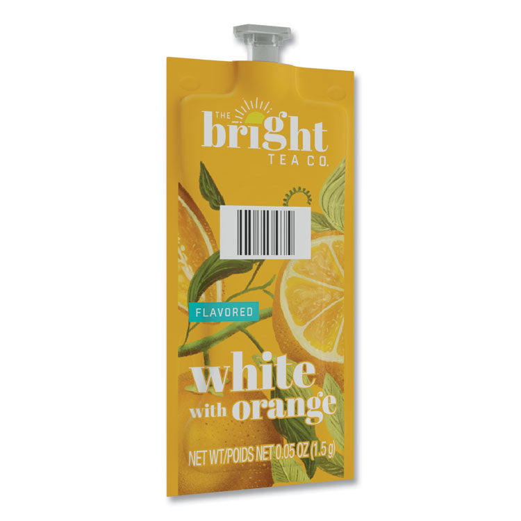 The Bright Tea Co. White with Orange Tea Freshpack, White with Orange, 0.05 oz Pouch, 100/Carton