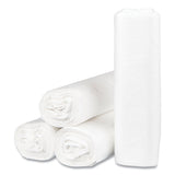 High-Density Commercial Can Liners, 33 gal, 13 mic, 33  x 40 , Clear, Interleaved Roll, 25 Bags/Roll, 20 Rolls/Carton