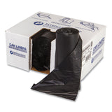 Low-Density Commercial Can Liners, 30 gal, 0.9 mil, 30  x 36 , Black, Interleaved Roll, 25 Bags/Roll, 8 Rolls/Carton