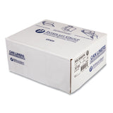 Low-Density Commercial Can Liners, 30 gal, 0.9 mil, 30  x 36 , Black, Interleaved Roll, 25 Bags/Roll, 8 Rolls/Carton