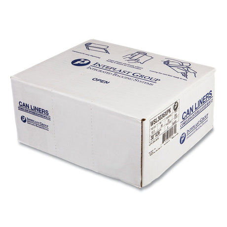 Low-Density Commercial Can Liners, 30 gal, 0.9 mil, 30  x 36 , Black, Interleaved Roll, 25 Bags/Roll, 8 Rolls/Carton