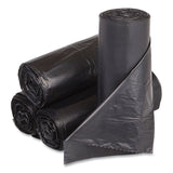 High-Density Commercial Can Liners, 33 gal, 14 mic, 30  x 43 , Blue, Interleaved Roll, 25 Bags/Roll, 10 Rolls/Carton