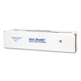 Poly Bun Pan Cover Lid, 21 x 35, 19 Micron, Clear, Plastic, 200/Carton