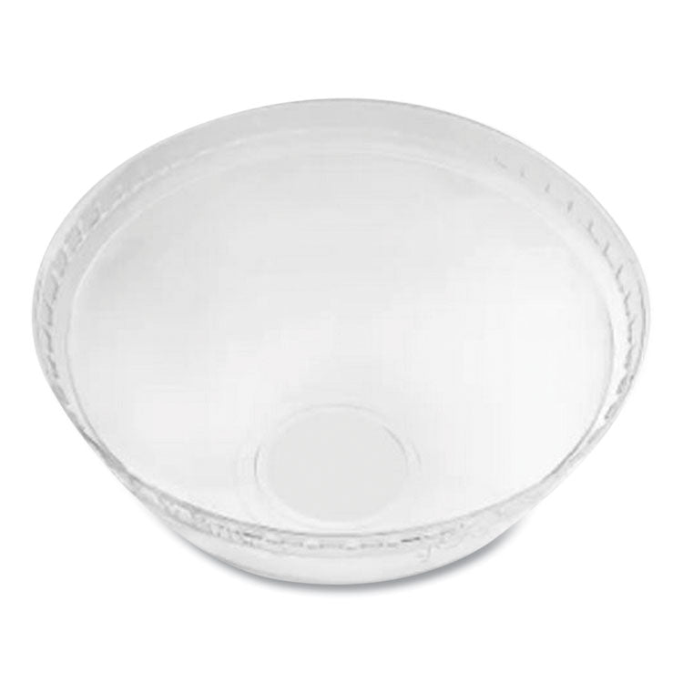 PET Lids, Dome Lid, Fits 12 oz to 24 oz Cold Cups, Clear, 1,000/Carton