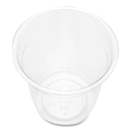 PET Plastic Cups, 8 oz, Clear, 1,000/Carton