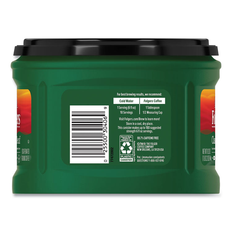 Coffee, Classic Roast Decaffeinated, Ground, 19.2 oz Can