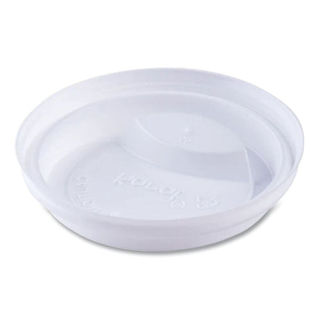 Hot Cup Lids, Fits 10 oz to 24 oz Paper Hot Cups, Sipper Lid, White, 1,000/Carton