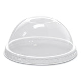 PET Lids, Fits 8 oz to 10 oz Cold Cups, Dome Lid, Clear, 1,000/Carton