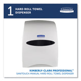 Sanitouch Hard Roll Towel Dispenser, 12.63 x 10.2 x 16.13, White