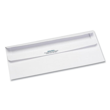 Redi-Seal Security-Tint Envelope, Address Window, #10, Commercial Flap, Redi-Seal Closure, 4.13 x 9.5, White, 500/Box