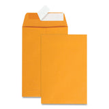 Redi-Strip Catalog Envelope, #1, Cheese Blade Flap, Redi-Strip Adhesive Closure, 6 x 9, Brown Kraft, 100/Box