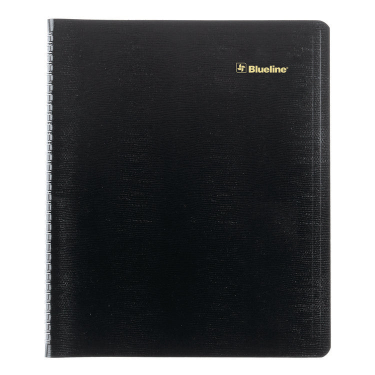 Plan and Link Monthly Planner, 11  x 9.06 , Black Cover, 16-Months: Sept 2024 to Dec 2025