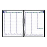 Plan and Link Weekly Appointment Planner, 11  x 9.06 , Black Cover, 12-Month (Jan to Dec): 2025