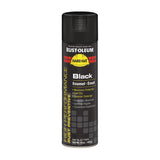 Hard Hat High Performance V2100 System Rust Preventive Enamel Spray Paint, Gloss Black, 15 oz Aerosol Can, 6/Carton