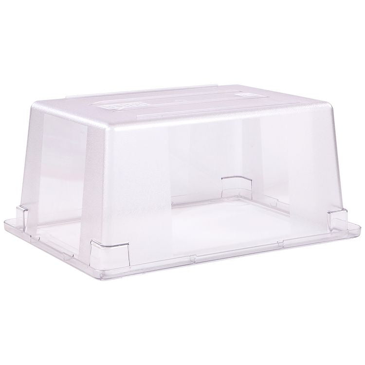 StorPlus Polycarbonate Food Storage Container, 16.6 gal, 18 x 26 x 12, Clear, Plastic