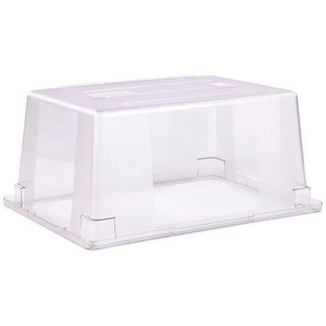 StorPlus Polycarbonate Food Storage Container, 16.6 gal, 18 x 26 x 12, Clear, Plastic