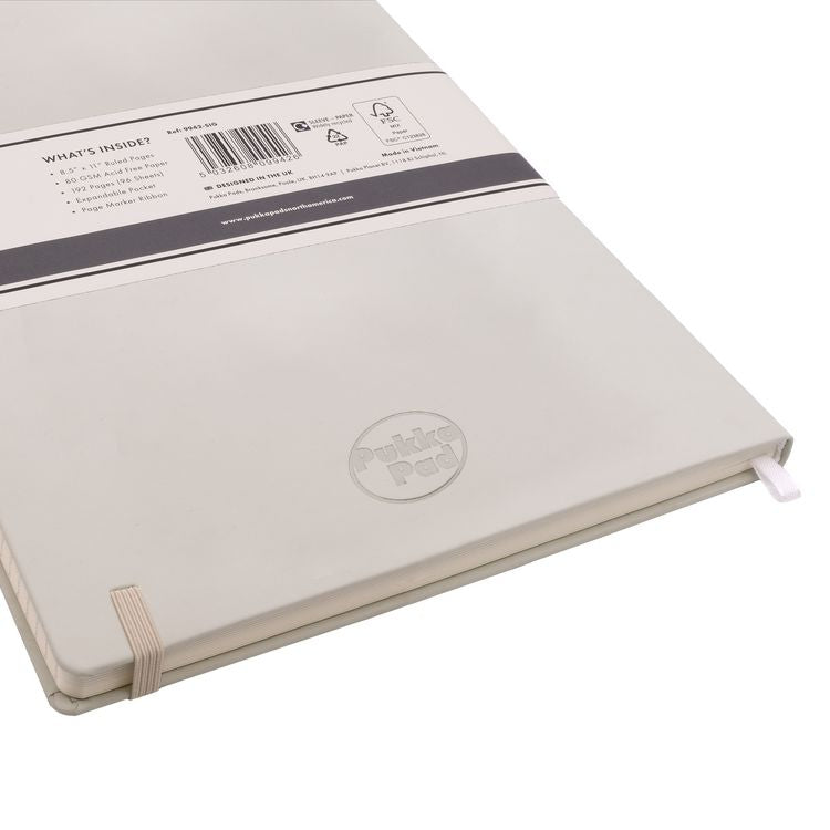 Soft Cover Notebook, College Rule, Pebble Cover, (96) 11 x 8.5 Sheets