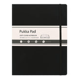 Soft Cover Notebook, College Rule, Black Cover, (96) 11 x 8.5 Sheets