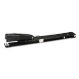 Heavy-Duty Long Reach Stapler, 20-Sheet Capacity, 12" Throat, Black