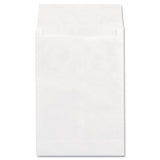 Deluxe Tyvek Expansion Envelopes, Open-End, 1.5" Capacity, #13 1/2, Square Flap, Self-Adhesive Closure, 10 x 13, White,100/BX