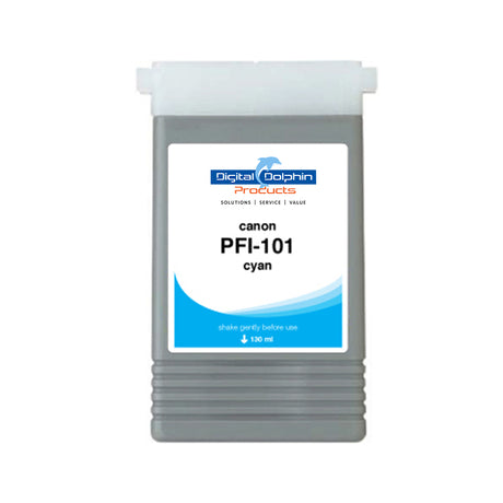 Digital Dolphin Products Compatible Replacement Ink Cartridge for Canon PFI-101, 130 mL