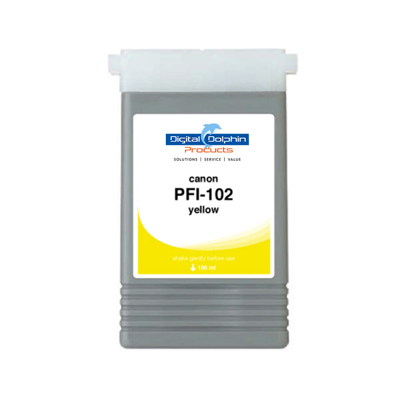 Digital Dolphin Products Compatible Replacement Ink Cartridge for Canon PFI-102, 130 mL
