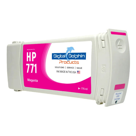 Digital Dolphin Products Compatible Replacement Ink Cartridges for HP 771, 775 mL
