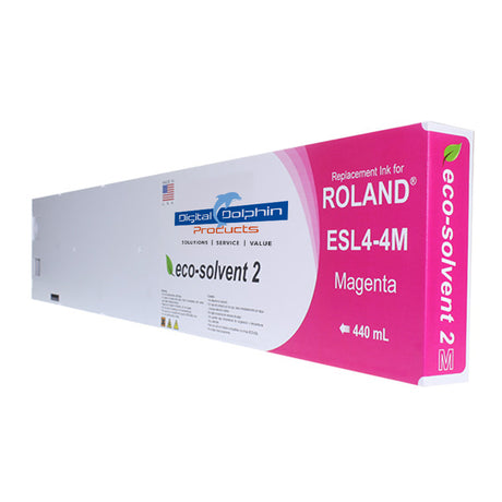 Digital Dolphin Products Compatible Replacement Ink Cartridges for Roland ESL4, 440 mL