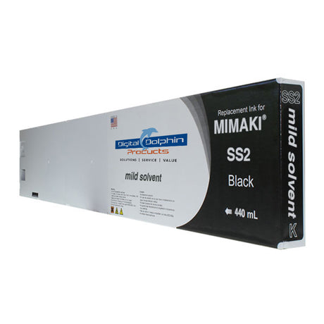Digital Dolphin Products Compatible Replacement Ink Cartridges for Mimaki SS2, 220 mL – 440 mL