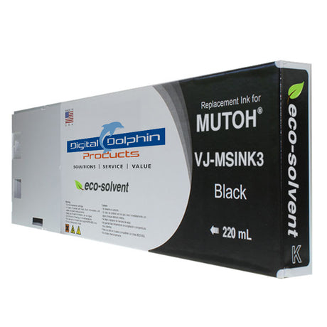 Digital Dolphin Products Compatible Replacement Ink Cartridge for Mutoh VJ-MSINK3  220 mL - 440 mL