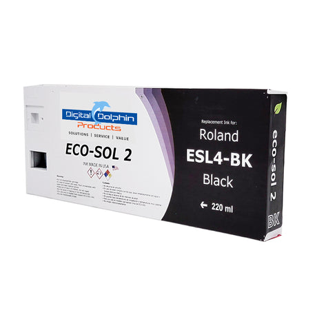 Digital Dolphin Products Compatible Replacement Ink Cartridges for Roland ESL4, 200 mL