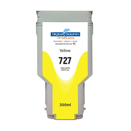 Digital Dolphin Products Compatible Replacement Ink Cartridge for HP 727, 300 mL