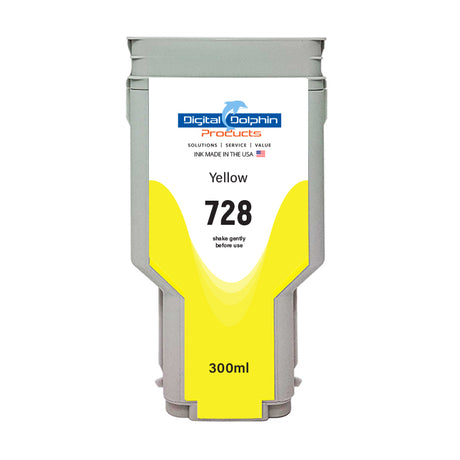 Digital Dolphin Products Compatible Replacement Ink Cartridge for HP 728, 300 mL
