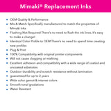 Digital Dolphin Products Compatible Replacement Ink Cartridges for Mimaki LUS-170, 1,000 mL